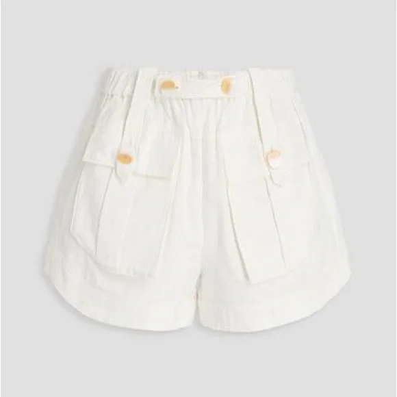Farm Rio Off-White Cargo Pockets Shorts size 26 small - Picture 7 of 14